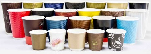 Paper cups range