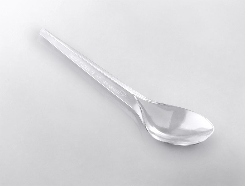 Plastic spoon